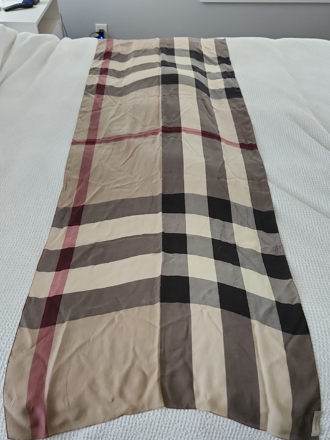 Burberry Brown & Beige Signature Scarf